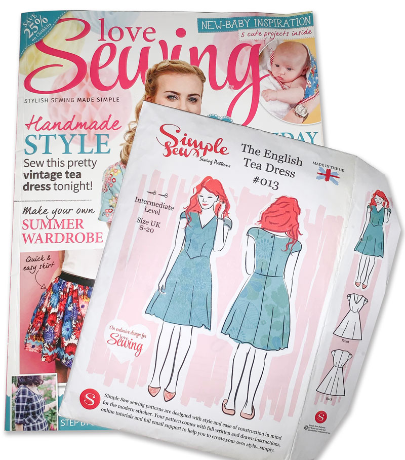 Love Sewing Magazine and English Tea Dress sewing pattern