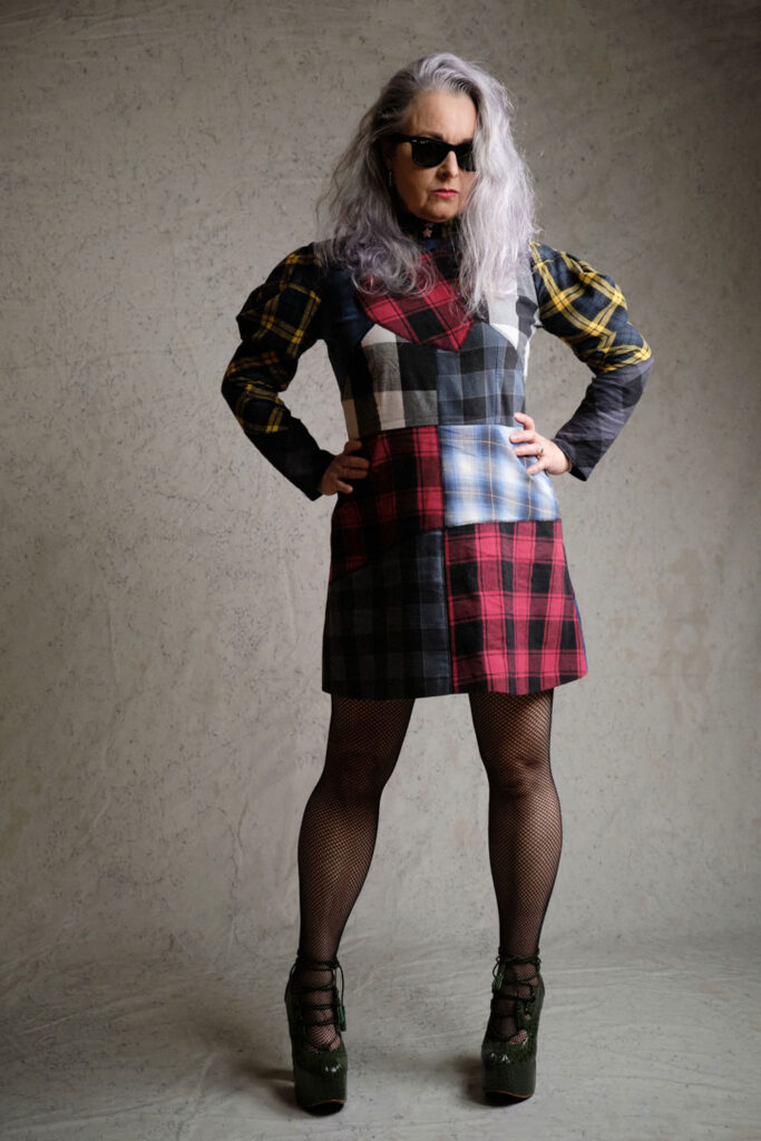 Clan Green Tartan 50s Style 'Bonny Skirt' With Pockets & Matching Belt.  Last Chance! - British Retro
